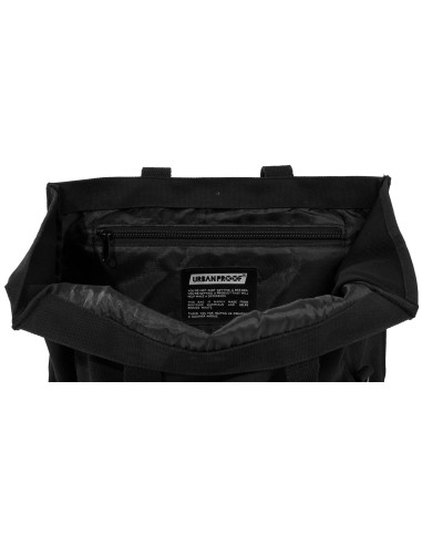 Recycelte Fahrradtasche Urban Proof City Tote Bag 22 Liter 36 x 32 x 19 cm   Schwarz
