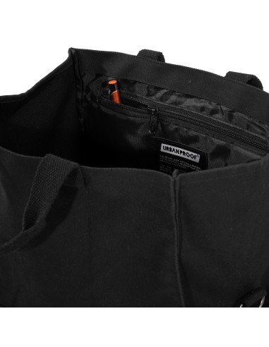 Recycelte Fahrradtasche Urban Proof City Tote Bag 22 Liter 36 x 32 x 19 cm   Schwarz