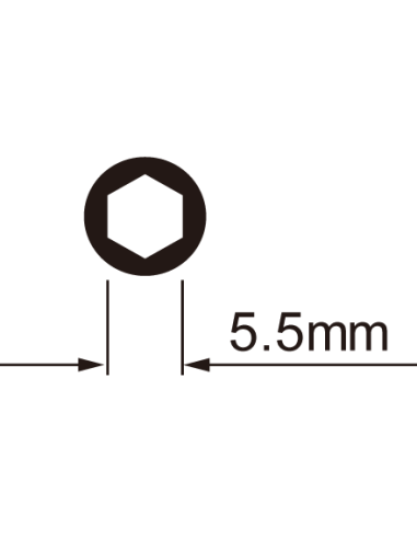 Kombi Set IceToolz 12C5 für 5,5 mm (Hex) Sechskantnippel