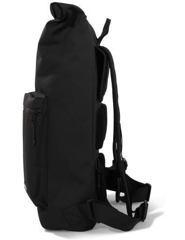Recycelte Shopper-Fahrradtasche Urban Proof Rolltop Backpack 20 Liter 34 x 13 x 46 cm   Schwarz