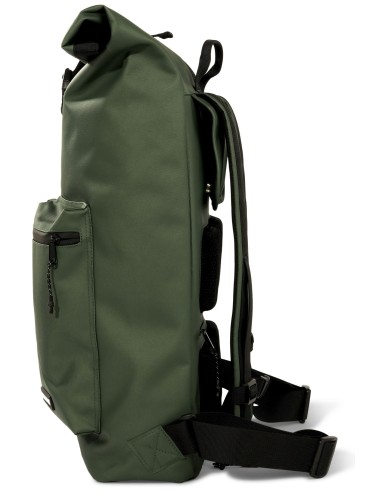 Recycelte Shopper-Fahrradtasche Urban Proof Rolltop Backpack 20 Liter 34 x 13 x 46 cm   Grün