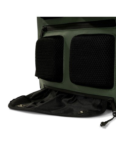 Recycelte Shopper-Fahrradtasche Urban Proof Rolltop Backpack 20 Liter 34 x 13 x 46 cm   Grün