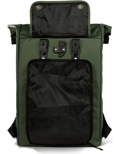 Recycelte Shopper-Fahrradtasche Urban Proof Rolltop Backpack 20 Liter 34 x 13 x 46 cm   Grün