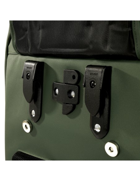Recycelte Shopper-Fahrradtasche Urban Proof Rolltop Backpack 20 Liter 34 x 13 x 46 cm   Grün