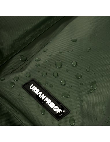 Recycelte Shopper-Fahrradtasche Urban Proof Rolltop Backpack 20 Liter 34 x 13 x 46 cm   Grün