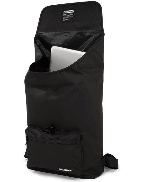 Recycelte Shopper-Fahrradtasche Urban Proof Cargo Backpack 20 Liter 34 x 13 x 46 cm    Schwarz
