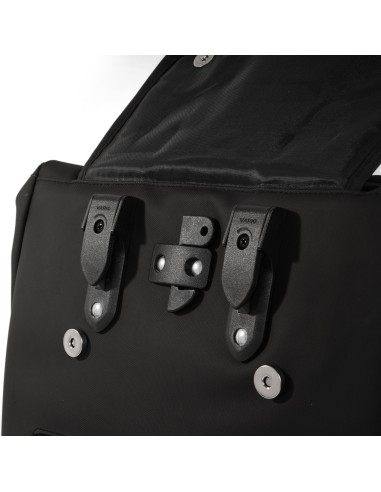 Recycelte Shopper-Fahrradtasche Urban Proof Cargo Backpack 20 Liter 34 x 13 x 46 cm    Schwarz