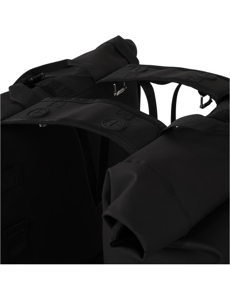 Recycelte Doppelpacktasche Urban Proof Rolltop 38 Liter 30 x 15 x 42 cm - Schwarz