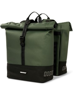 Recycelte Doppelpacktasche Urban Proof Rolltop 38 Liter 30 x 15 x 42 cm - Grün