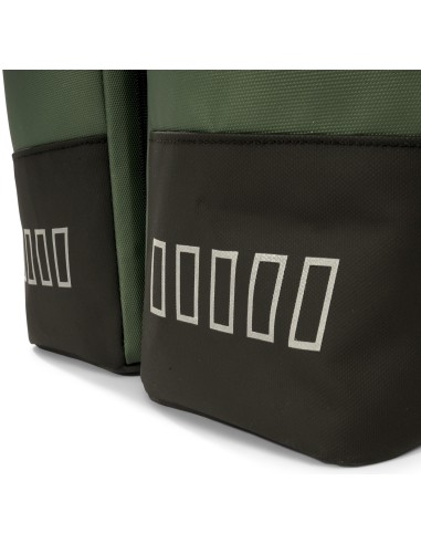 Recycelte Doppelpacktasche Urban Proof Rolltop 38 Liter 30 x 15 x 42 cm - Grün