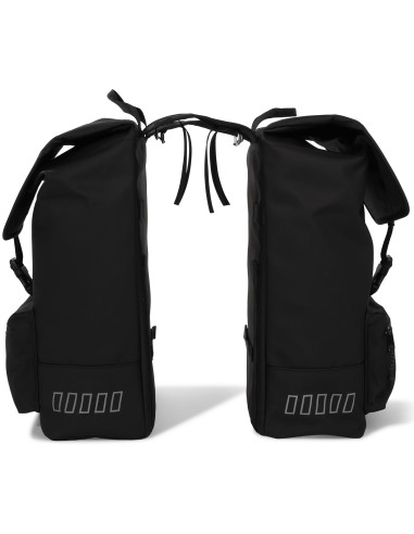 Recycelte Doppelpacktasche Urban Proof Cargo 38 Liter 30 x 15 x 42 cm - Schwarz