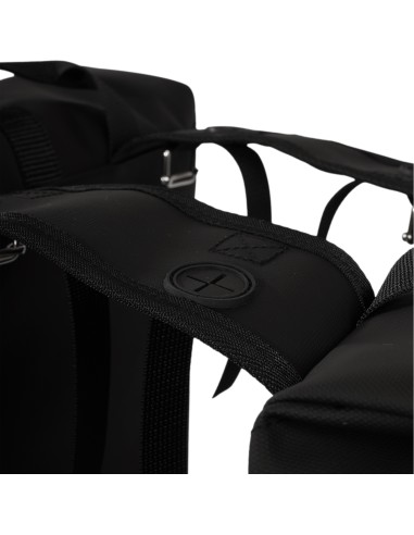 Recycelte Doppelpacktasche Urban Proof Cargo 38 Liter 30 x 15 x 42 cm - Schwarz