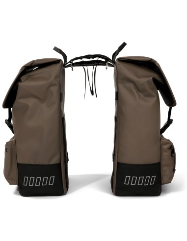 Recycelte Doppelpacktasche Urban Proof Cargo 38 Liter 30 x 15 x 42 cm - Braun