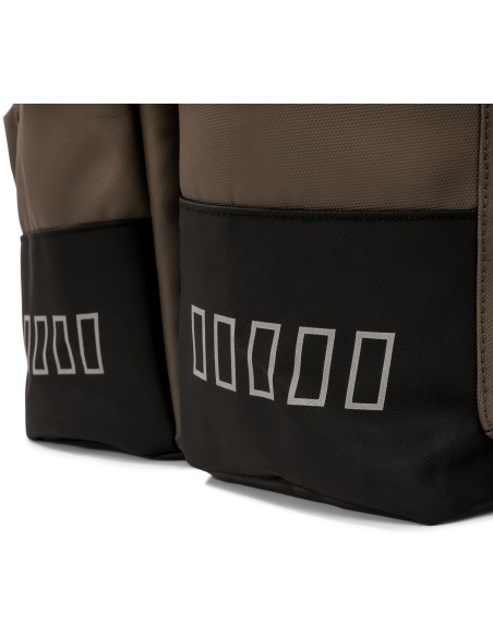 Recycelte Doppelpacktasche Urban Proof Cargo 38 Liter 30 x 15 x 42 cm - Braun