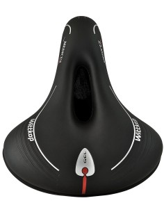 Fahrradsattel Wittkop City / Grande Citta Medicus Gel für Damen - Schwarz