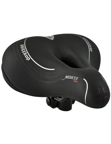 Fahrradsattel Wittkop City / Grande Citta Medicus Gel für Damen - Schwarz