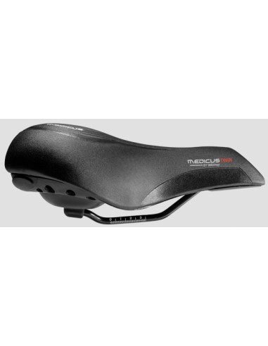 Fahrradsattel Wittkop Twin Medicus 3.0  City/Trekking - Schwarz