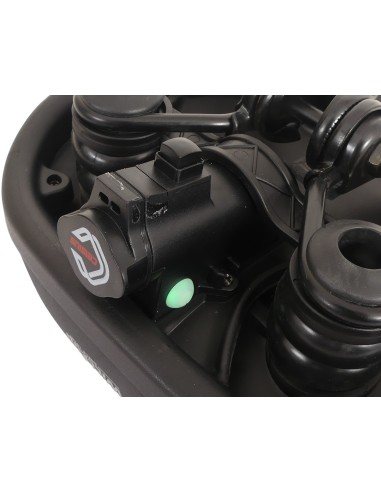 Fahrradsattel Wittkop Kelvin Accu mit Sattelkloben - Schwarz