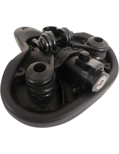 Fahrradsattel Wittkop Kelvin Accu mit Sattelkloben - Schwarz