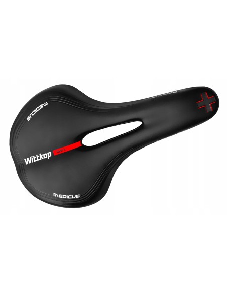 Fahrradsattel Wittkop Twin Medicus 4.0 für MTB / Race - Schwarz