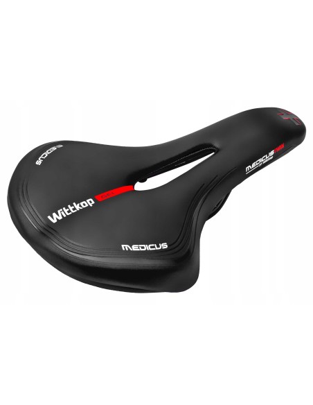 Fahrradsattel Wittkop Twin Medicus 4.0 für MTB / Race - Schwarz
