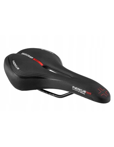 Fahrradsattel Wittkop Twin Medicus 4.0 für MTB / Race - Schwarz