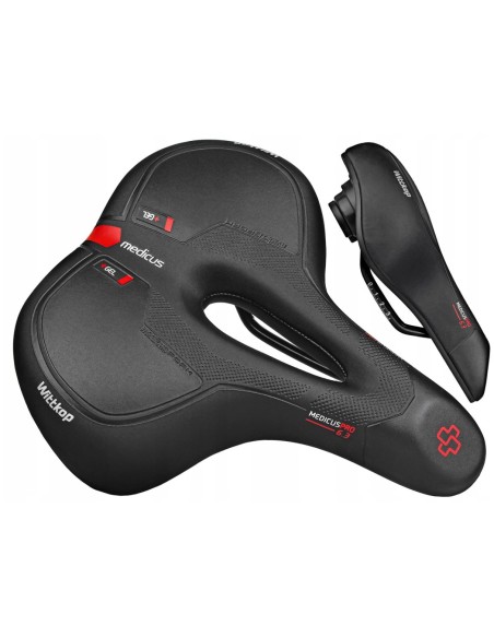 Fahrradsattel Wittkop Medicus PRO City 6.3 - Schwarz