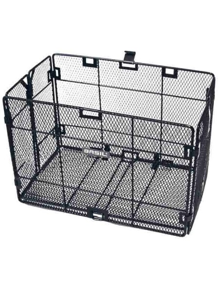 Fahrradkorb für hinten Basil Catana 33 x 23 x 20 cm - Schwarz