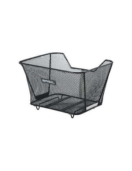 Fahrradkorb für Hinten Basil Lesto mit WSL-System 32 x 41 x 25 cm - Schwarz