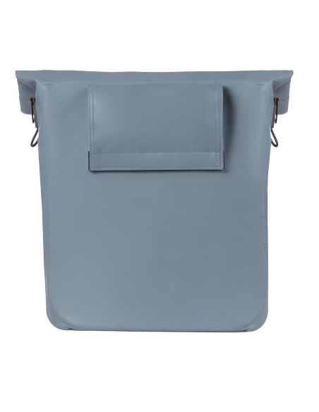 Fahrradtasche Basil CIty Vegan Leather 14 Liter 49 x 30 x 18 cm - Graphite Blue