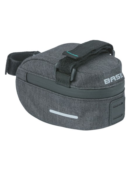 Satteltasche S Basil Discovery 365D 0.5 Liter 7 x 8 x 14 cm  - Schwarz Melee