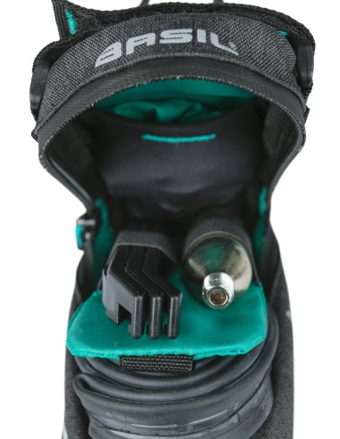 Satteltasche S Basil Discovery 365D 0.5 Liter 7 x 8 x 14 cm  - Schwarz Melee