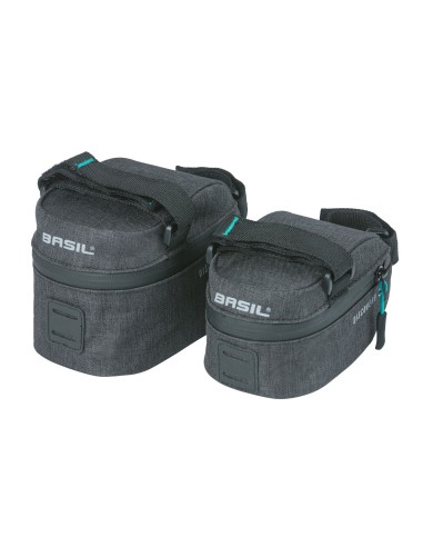 Satteltasche S Basil Discovery 365D 0.5 Liter 7 x 8 x 14 cm  - Schwarz Melee