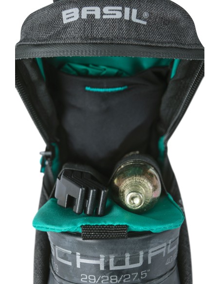 Satteltasche M Basil Discovery 365D 1.0 Liter 10 x 9 x 15 cm - Schwarz Melee
