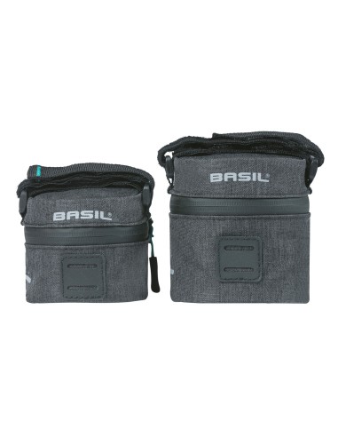 Satteltasche M Basil Discovery 365D 1.0 Liter 10 x 9 x 15 cm - Schwarz Melee