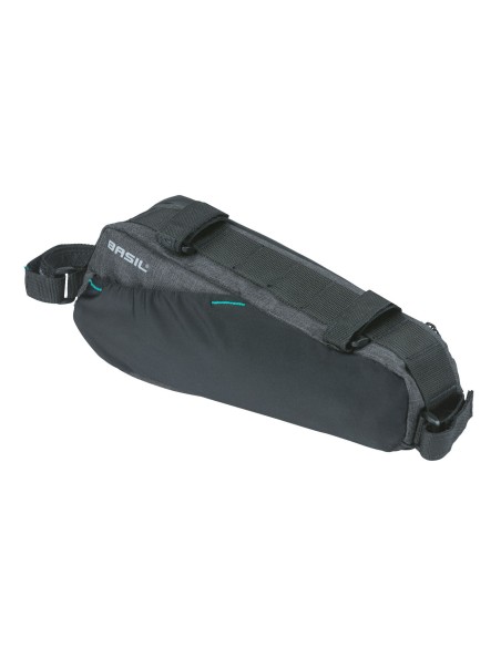 Rahmentasche M Basil Discovery 365D 1.8 Liter 11 x 29 x 7 cm - Schwarz Melee