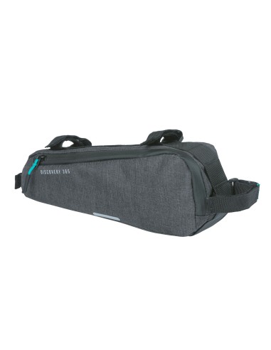 Rahmentasche M Basil Discovery 365D 1.8 Liter 11 x 29 x 7 cm - Schwarz Melee