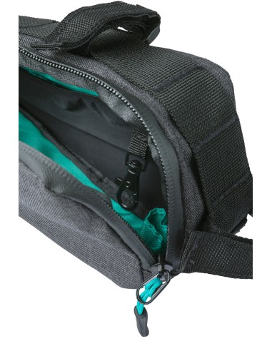 Rahmentasche M Basil Discovery 365D 1.8 Liter 11 x 29 x 7 cm - Schwarz Melee