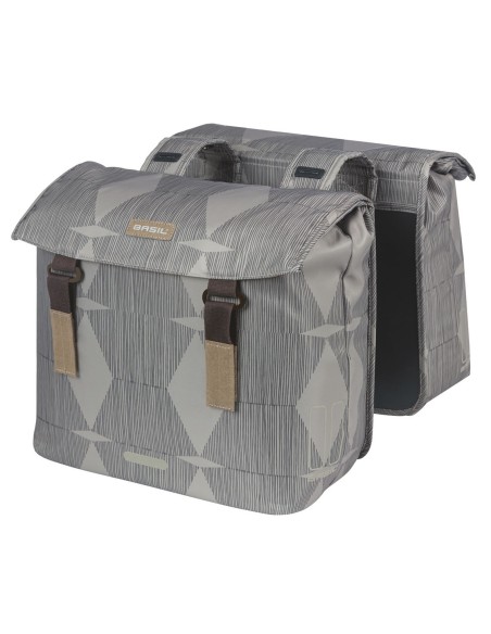 Doppelpacktasche Basil Elegance 40-49 Liter 40 x 38 x 16 cm - Chapeau Taupe