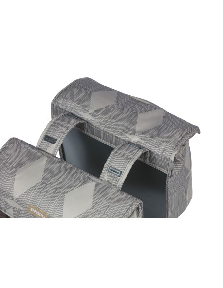 Doppelpacktasche Basil Elegance 40-49 Liter 40 x 38 x 16 cm - Chapeau Taupe
