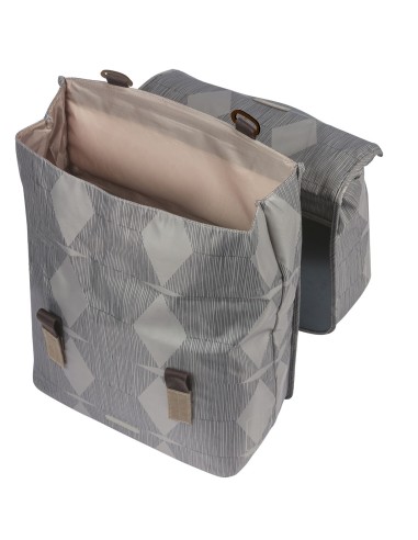 Doppelpacktasche Basil Elegance 40-49 Liter 40 x 38 x 16 cm - Chapeau Taupe