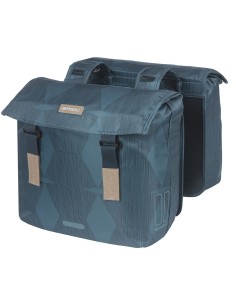 Doppelpacktasche Basil Elegance 40-49 Liter 40 x 38 x 16 cm - Estate Blue