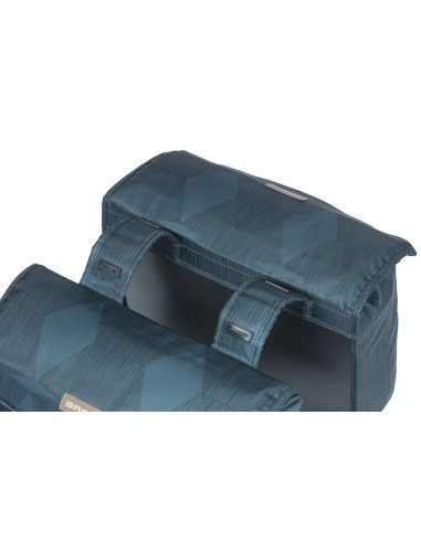 Doppelpacktasche Basil Elegance 40-49 Liter 40 x 38 x 16 cm - Estate Blue