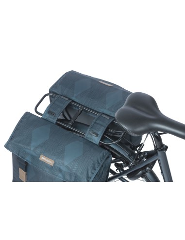 Doppelpacktasche Basil Elegance 40-49 Liter 40 x 38 x 16 cm - Estate Blue