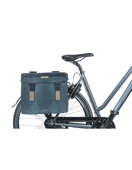 Doppelpacktasche Basil Elegance 40-49 Liter 40 x 38 x 16 cm - Estate Blue