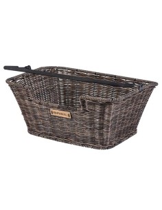 Fahrradkorb Basil Capri Rattan Look 42 x 32 x 20 cm - Nature Brown