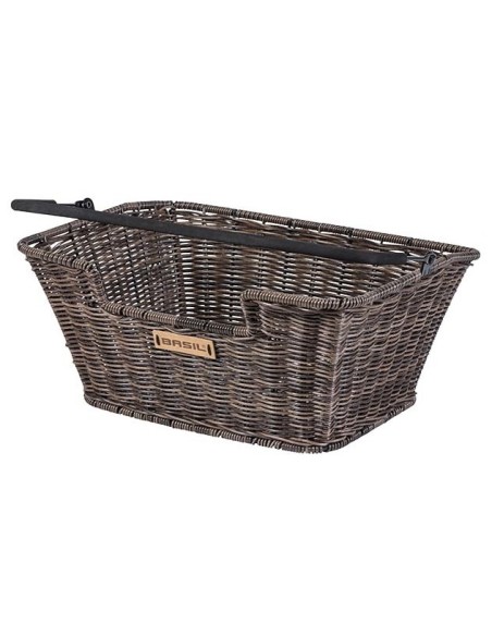 Fahrradkorb Basil Capri Rattan Look 42 x 32 x 20 cm - Nature Brown