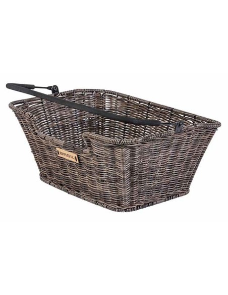 Fahrradkorb Basil Capri Rattan Look 42 x 32 x 20 cm - Nature Brown