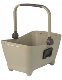 Hundefahrradkorb Basil Buddy KF 32 Liter 45 x 32 x 22 cm - Biscotti Brown