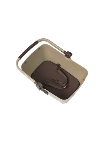 Hundefahrradkorb Basil Buddy KF 32 Liter 45 x 32 x 22 cm - Biscotti Brown